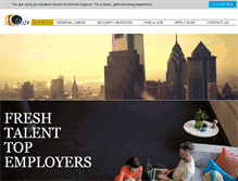 Tablet Screenshot of eclipsestaffing.com